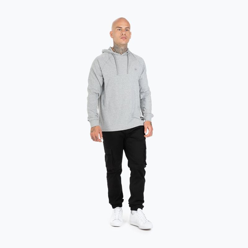Мъжки суитшърт Pitbull West Coast Hooded Small Logo Spandex 210 grey 2