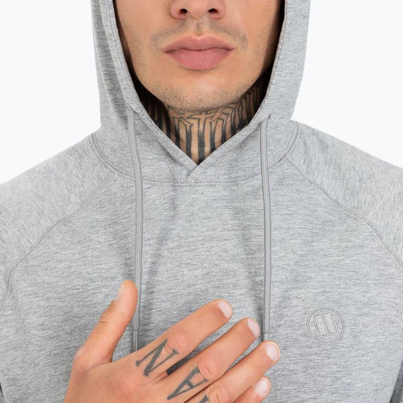 Мъжки суитшърт Pitbull West Coast Hooded Small Logo Spandex 210 grey 5
