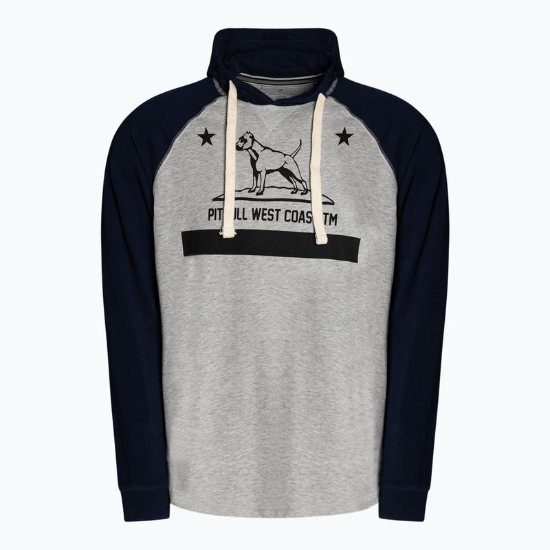Мъжки суитшърт Pitbull West Coast Hooded California 210 grey/dark navy 5