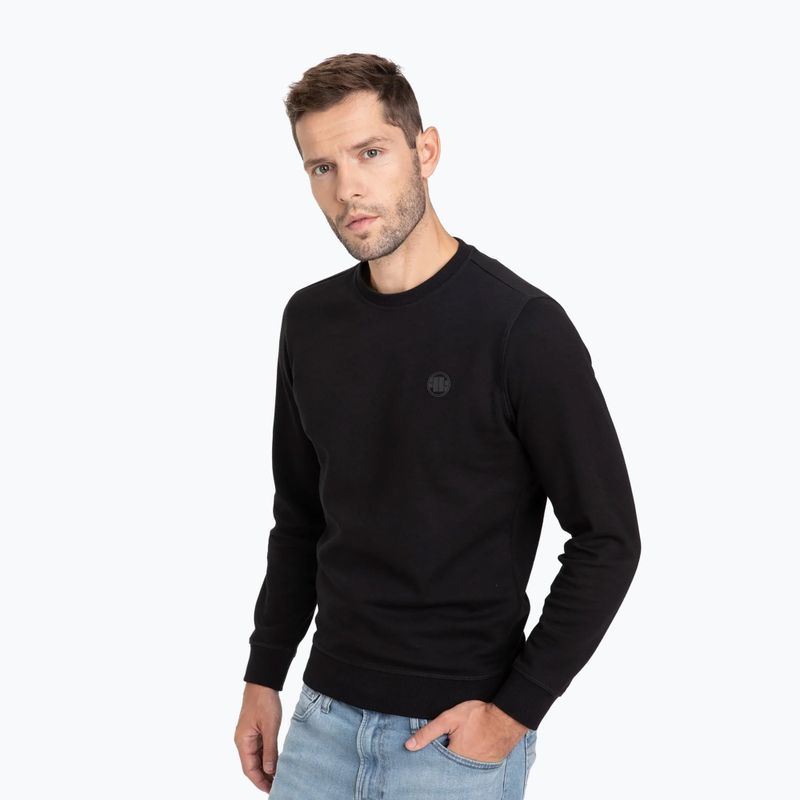 Мъжки суитшърт Pitbull West Coast Tanbark Crewneck Sweatshirt black