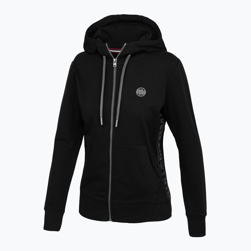Дамски суитшърт Pitbull West Coast Hooded Zip French Terry black
