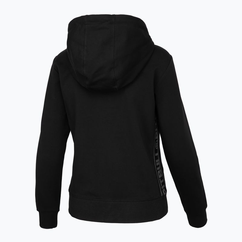 Дамски суитшърт Pitbull West Coast Hooded Zip French Terry black 2