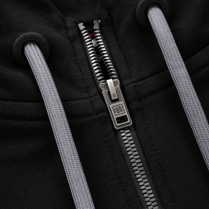 Дамски суитшърт Pitbull West Coast Hooded Zip French Terry black 4
