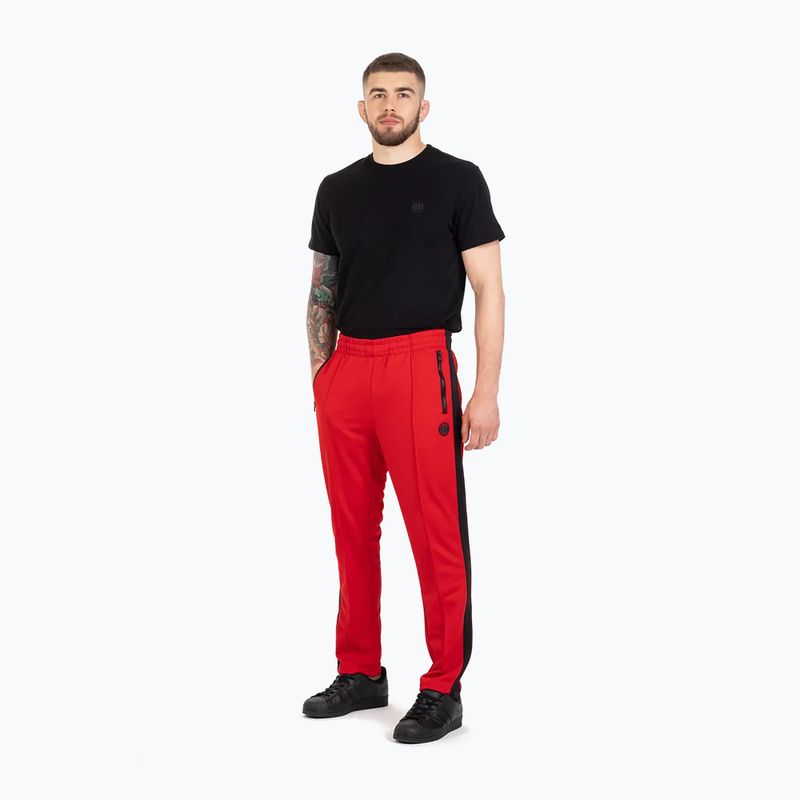 Мъжки панталони Pitbull West Coast Oldschool Track Pants Raglan red 2