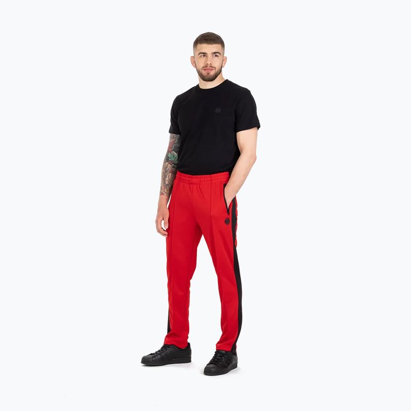 Мъжки панталони Pitbull West Coast Oldschool Track Pants Raglan red 4