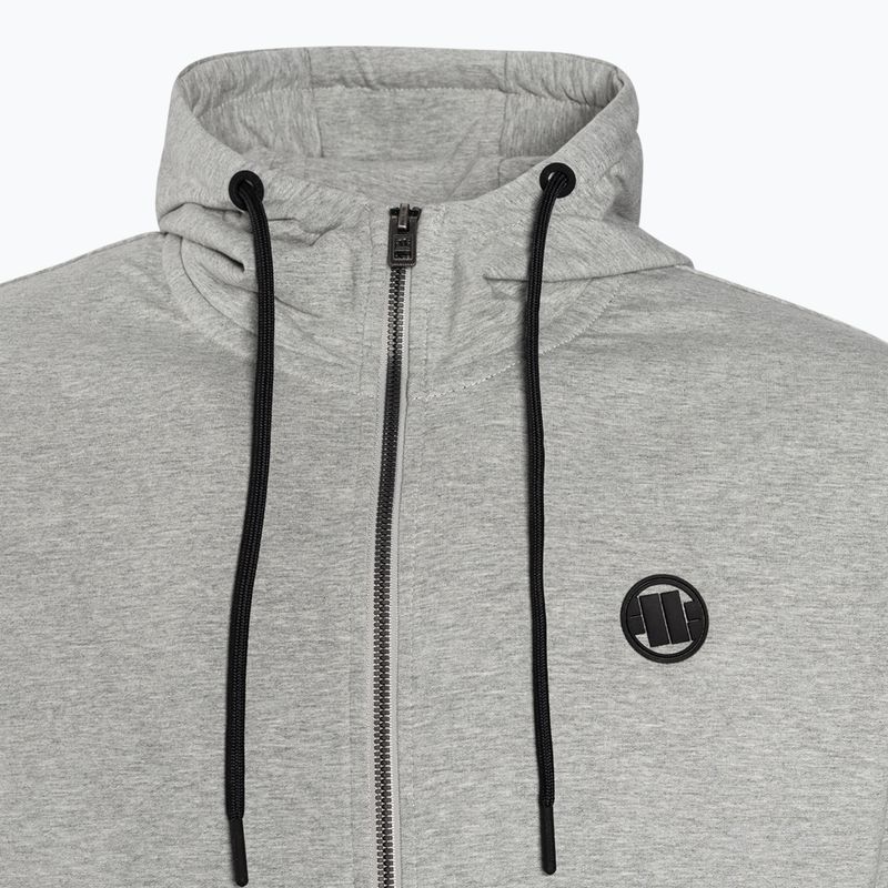 Мъжки суитшърт Pitbull West Coast Hooded Zip Small Logo F.Terry 220 grey/melange 7