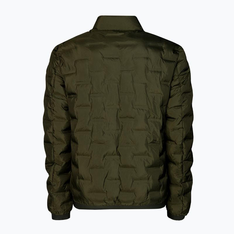 Мъжко яке с пух Pitbull West Coast Overton dark olive 2