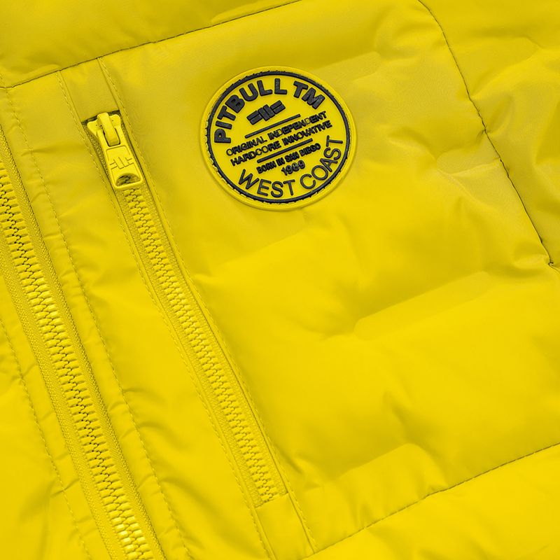 Мъжко яке с пух Pitbull West Coast Firestone yellow 4