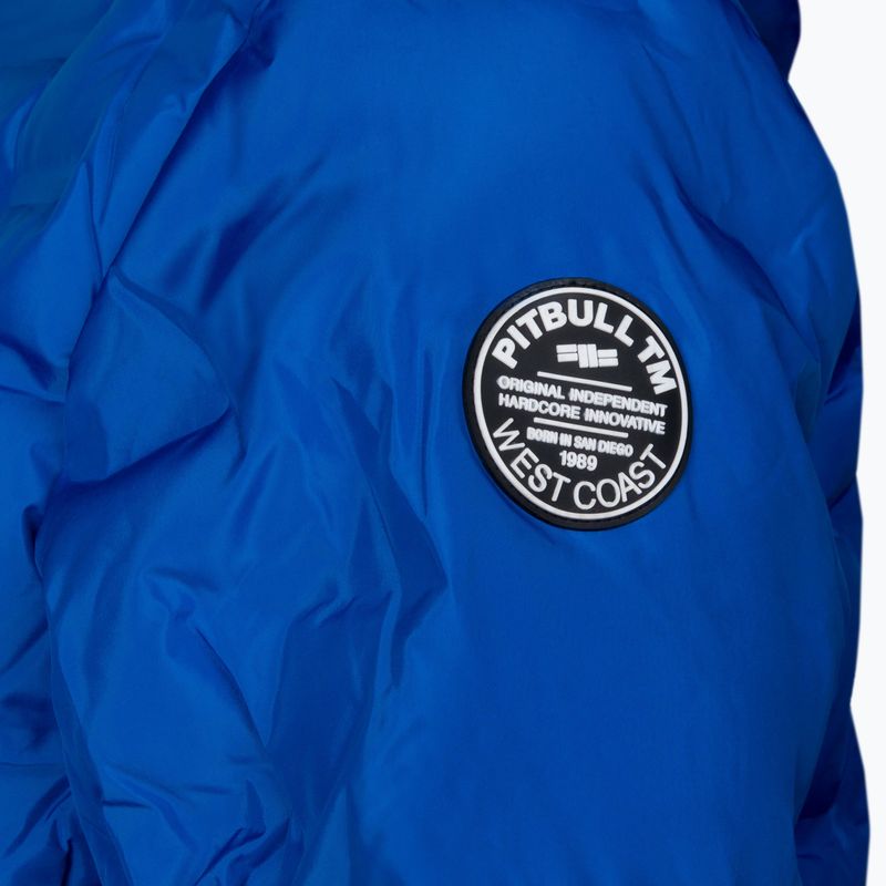 Мъжко зимно яке Pitbull West Coast Quilted Hooded Carver royal blue 3