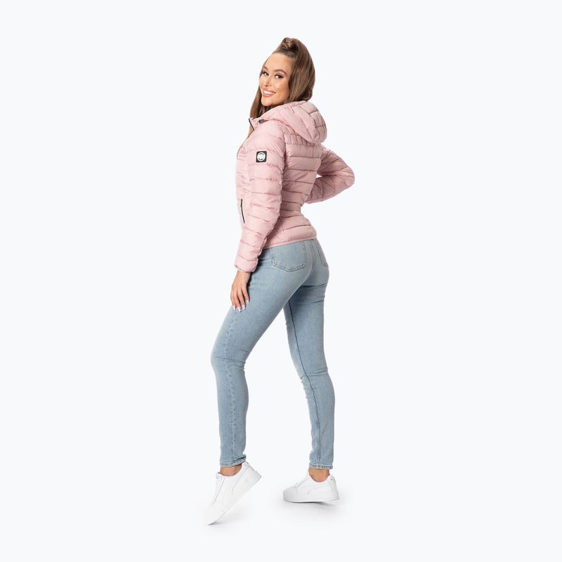 Дамско яке с пух Pitbull West Coast Seacoast powder pink 3