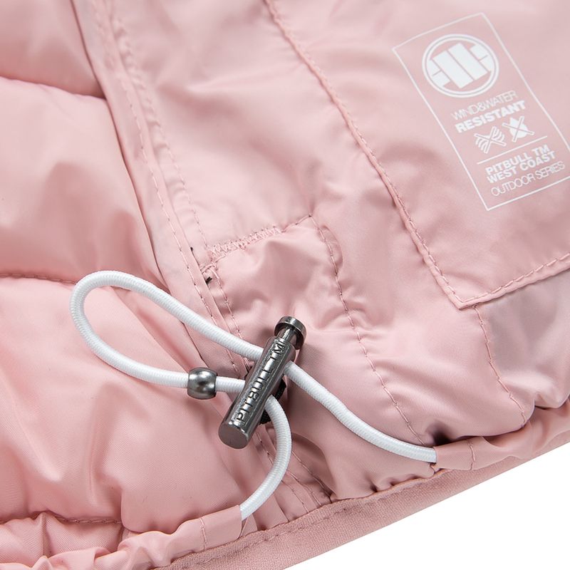 Дамско яке с пух Pitbull West Coast Seacoast powder pink 9