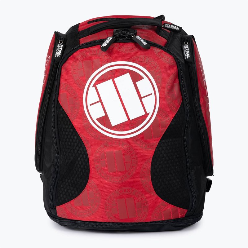 Мъжка раница Pitbull West Coast Medium Convertible Logo red