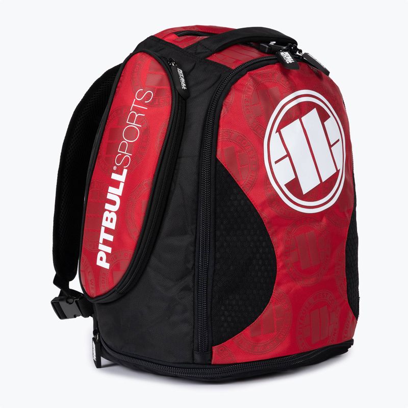Мъжка раница Pitbull West Coast Medium Convertible Logo red 2