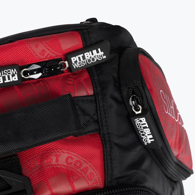 Мъжка раница Pitbull West Coast Medium Convertible Logo red 4