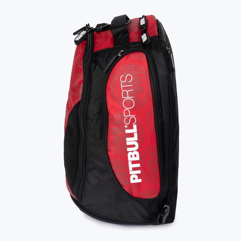 Мъжка раница Pitbull West Coast Medium Convertible Logo red 5