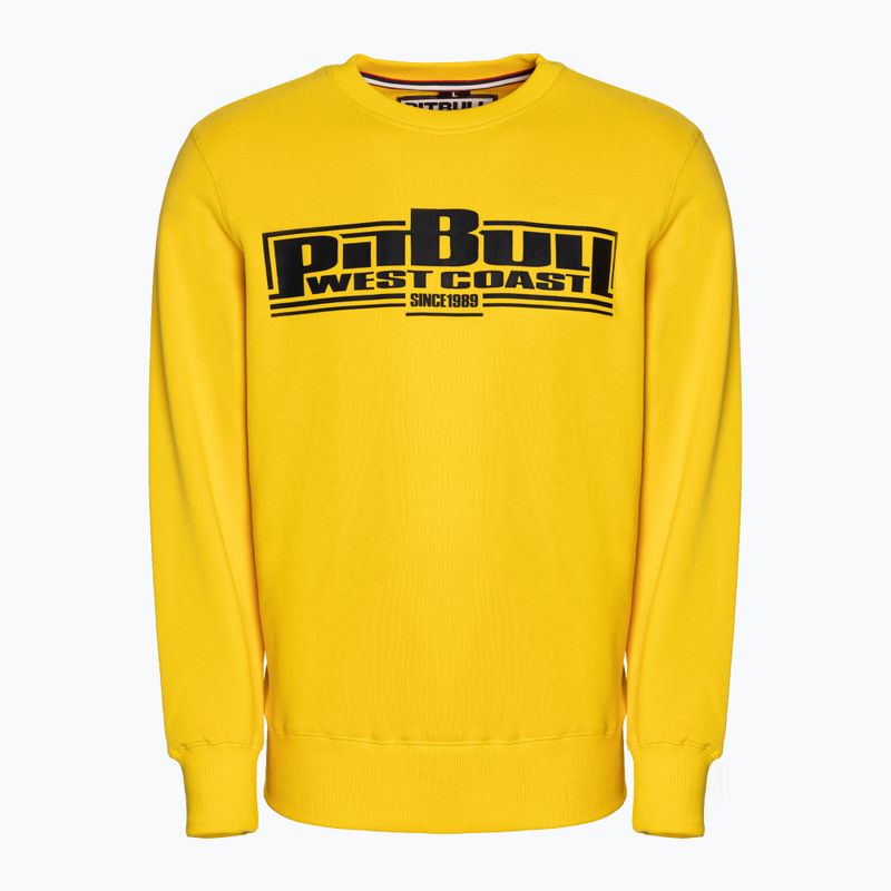 Мъжки суитшърт Pitbull West Coast Crewneck Classic Boxing 21 yellow