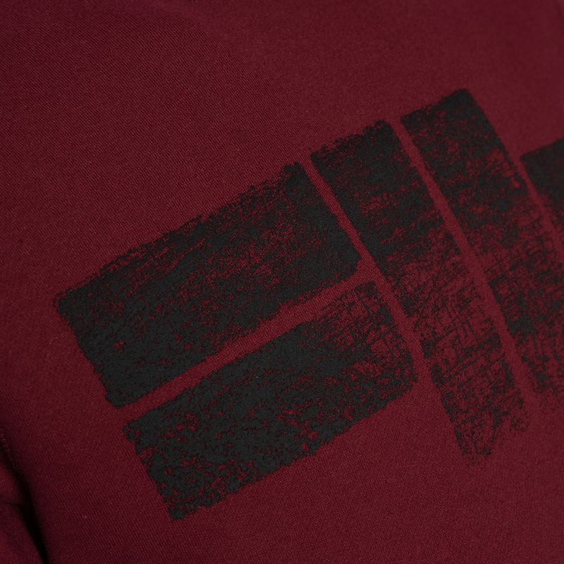 Мъжки суитшърт Pitbull West Coast Crewneck Classic Logo burgundy 8