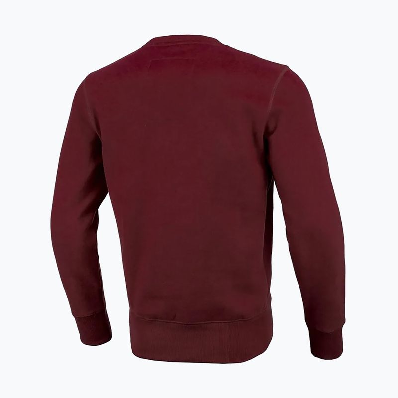 Мъжки суитшърт Pitbull West Coast Crewneck Classic Logo burgundy 7