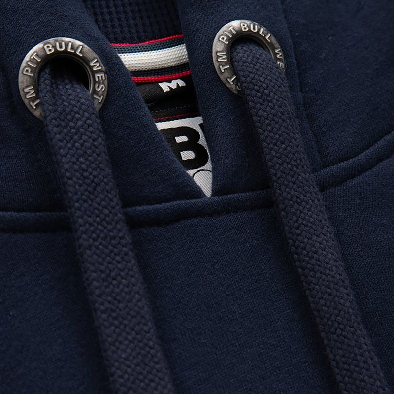 Мъжки суитшърт Pitbull West Coast Hooded Classic Logo dark navy 4