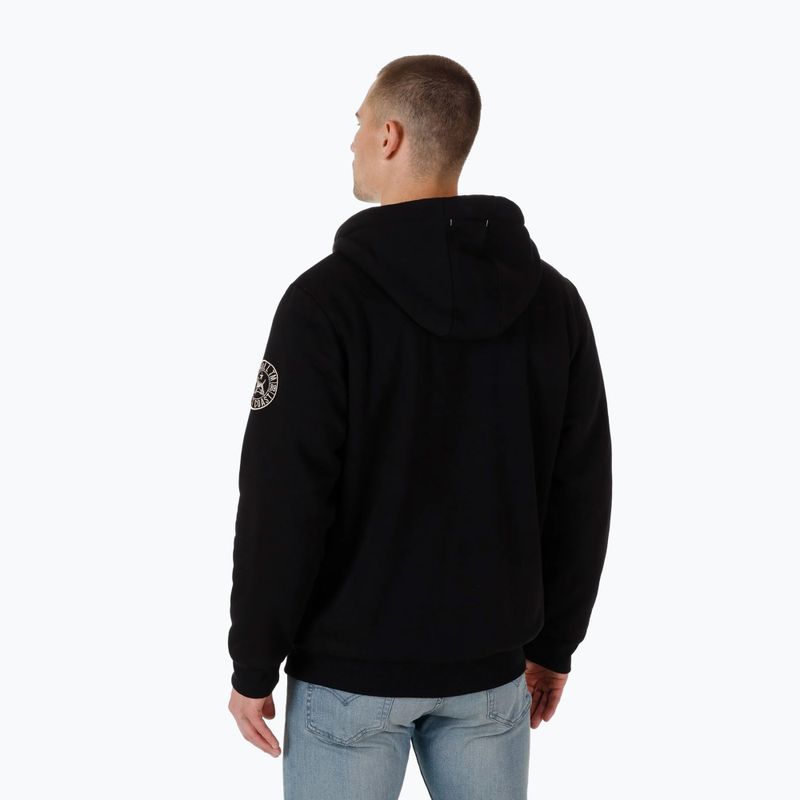 Мъжки суитшърт Pitbull Zip Sherpa 2 Ruffin Hooded black 3