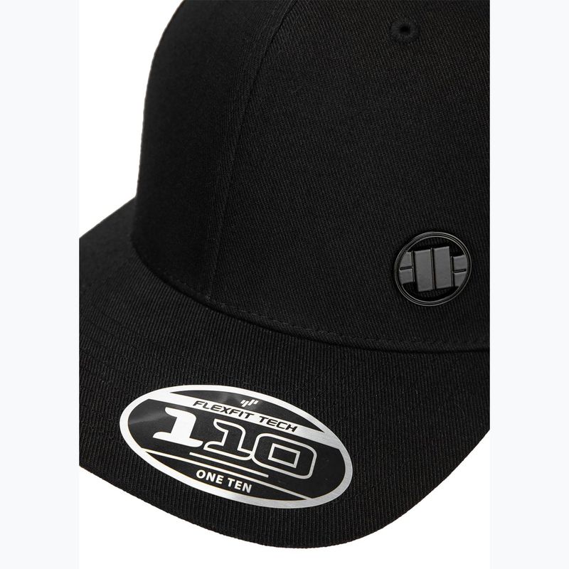 Pitbull West Coast мъжки Snapback Hook & Loop ,,3D Metal Logo" черен 4