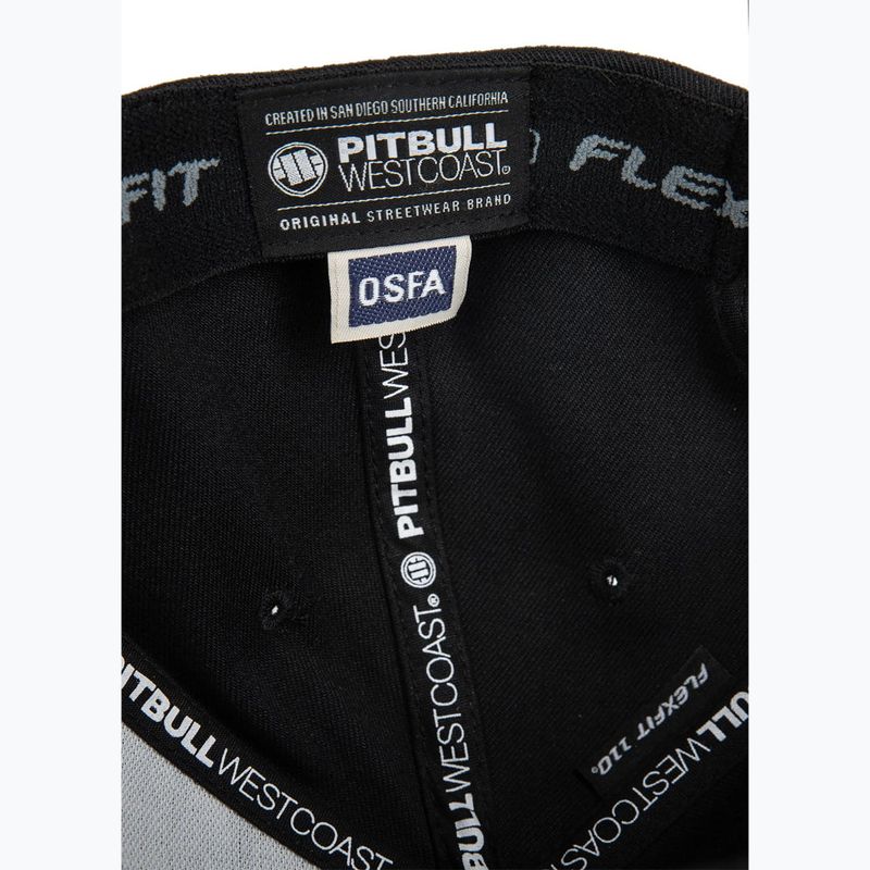 Pitbull West Coast мъжки Snapback Hook & Loop ,,3D Metal Logo" черен 6