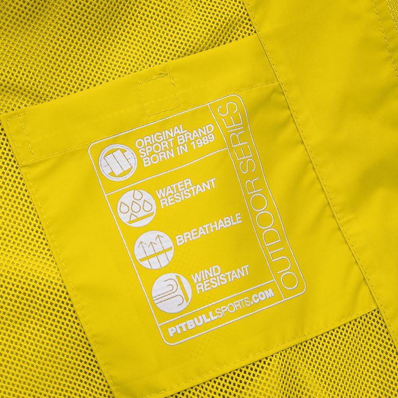 Мъжко яке с качулка от найлон Pitbull West Coast Athletic yellow 6