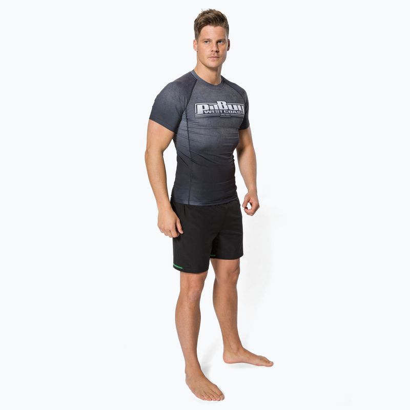 Мъжки рашгард Pitbull West Coast T-S Rash Scratch grey 2