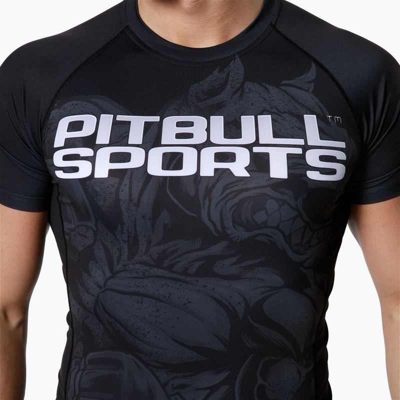 Мъжки рашгард Pitbull West Coast T-S Rash Master Of Mma black 4