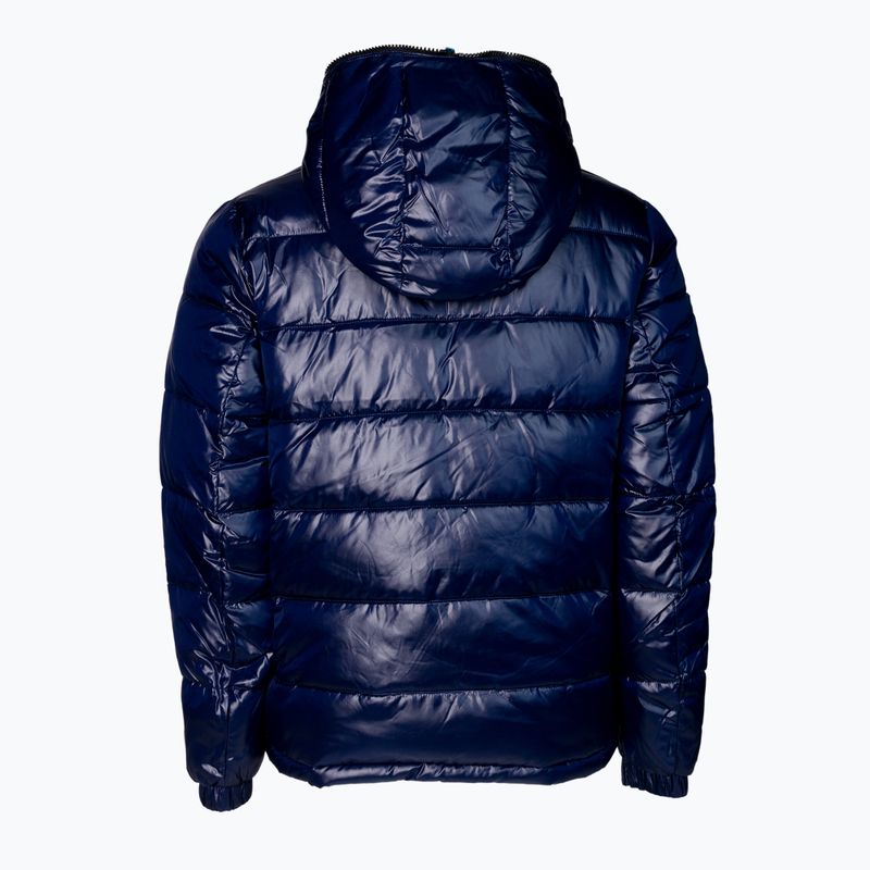 Мъжко яке с пух Pitbull West Coast Quilted Hooded Shine dark navy 2