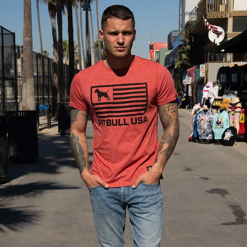Мъжка тениска Pitbull West Coast T-S Pitbull West Coast USA red 8