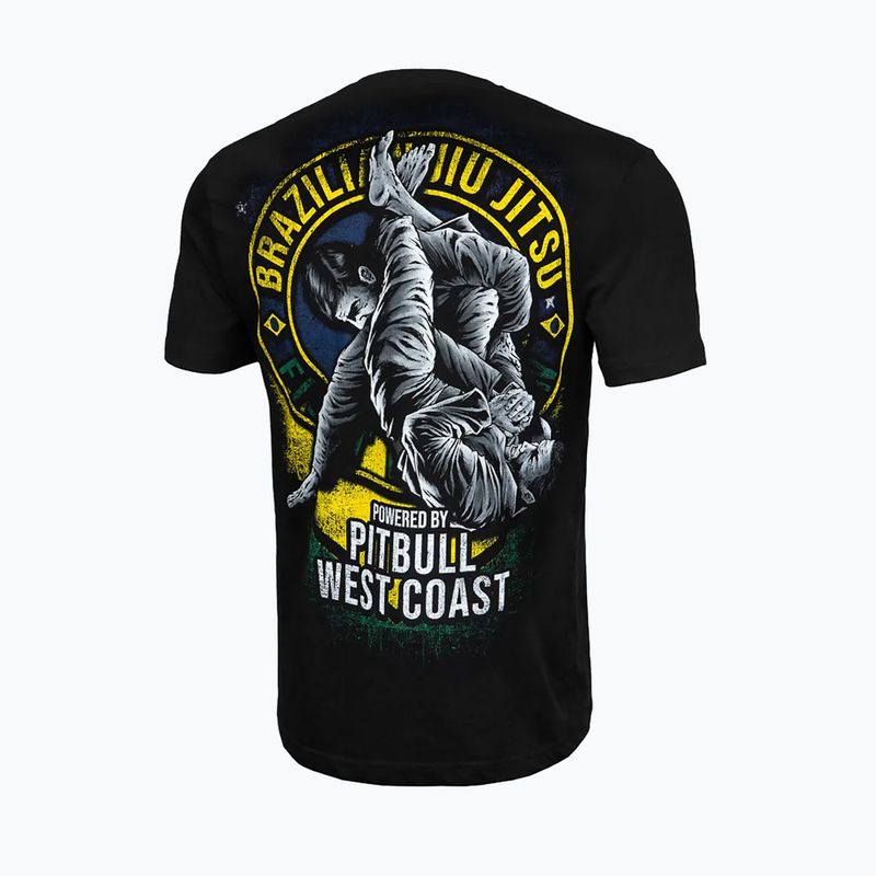 Мъжка тениска Pitbull West Coast Brazilian Jiu Jitsu black 2