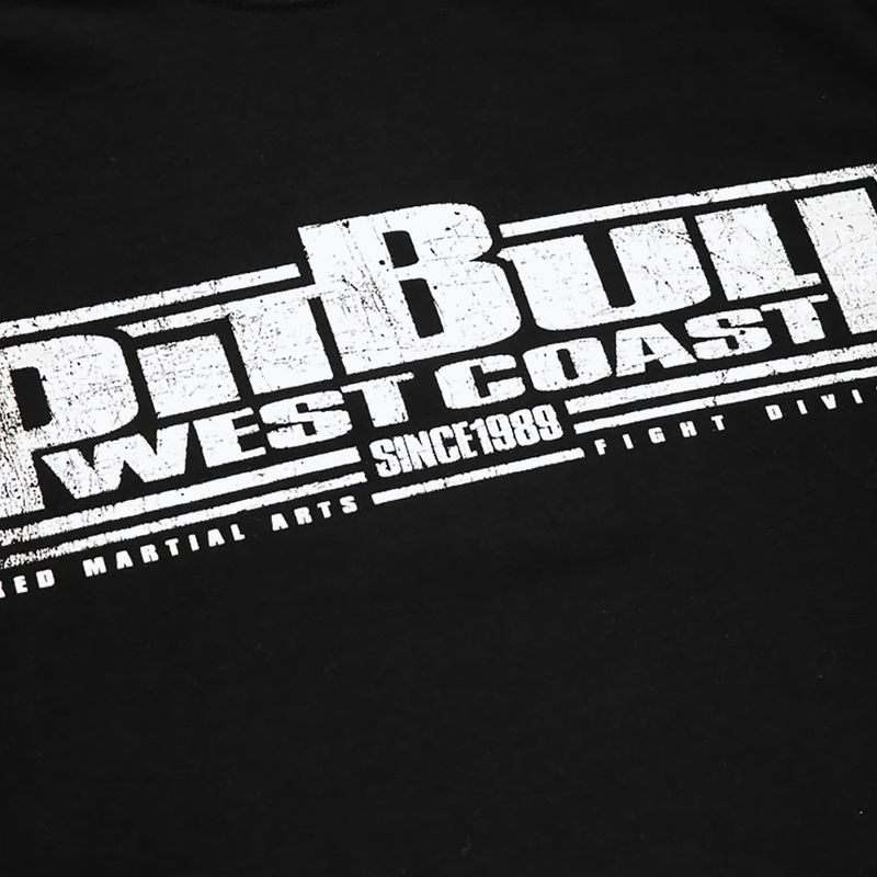Мъжка тениска Pitbull West Coast Brazilian Jiu Jitsu black 3