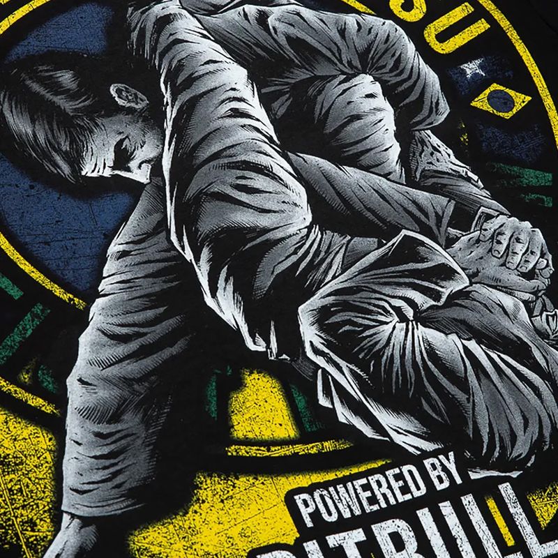 Мъжка тениска Pitbull West Coast Brazilian Jiu Jitsu black 5