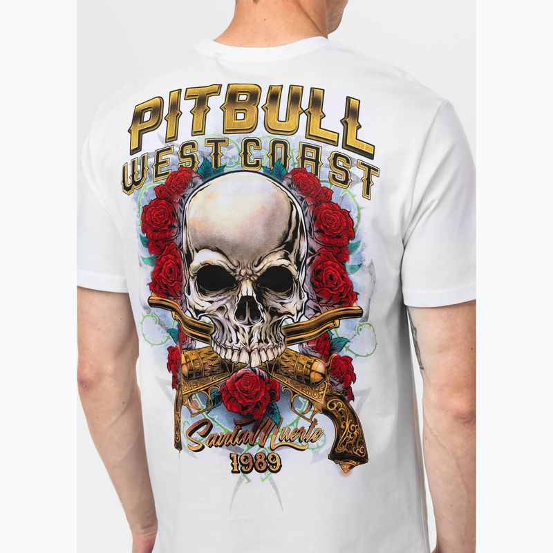 Мъжка тениска Pitbull West Coast Santa Muerte white 6