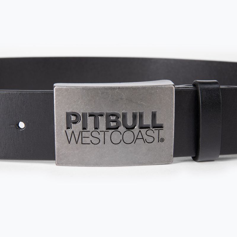 Мъжки колан Pitbull West Coast Original Leather TNT black 2