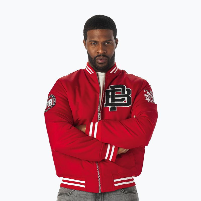Мъжко яке Pitbull West Coast Silverwing Padded Varsity red