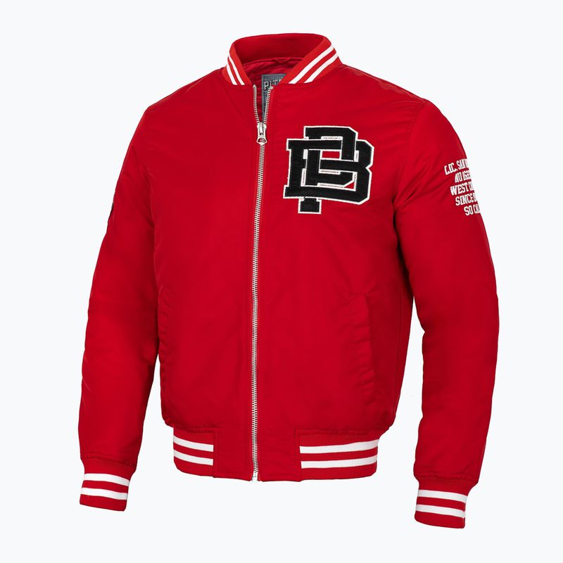 Мъжко яке Pitbull West Coast Silverwing Padded Varsity red 2