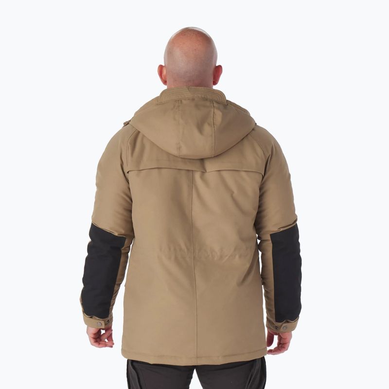 Мъжко зимно яке Pitbull West Coast Gunner Hooded Parka dark sand 3