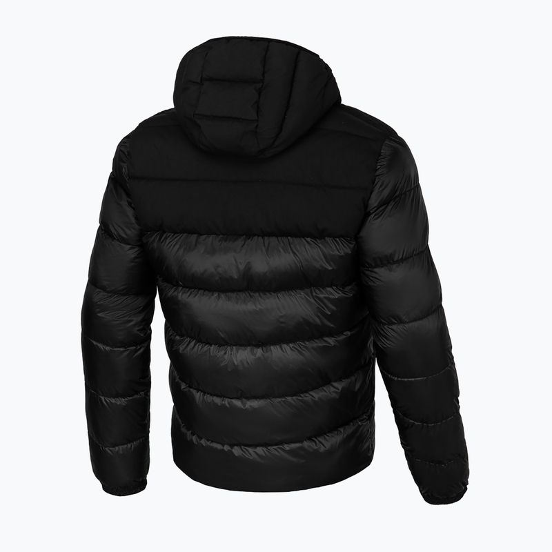 Мъжко зимно яке Pitbull West Coast Greyfox Hooded Quilted black 3