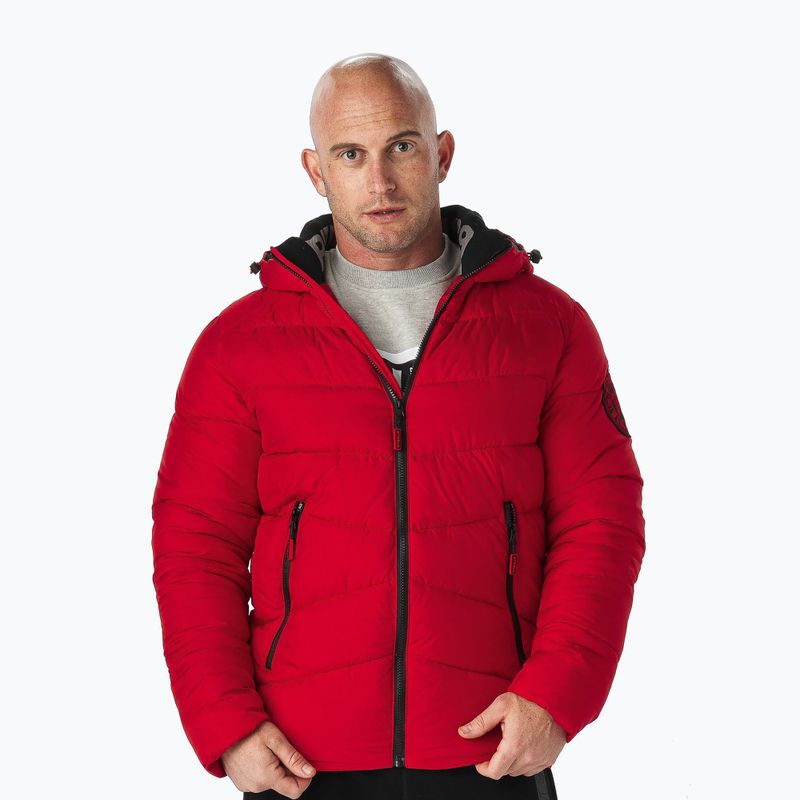 Мъжко яке с пух Pitbull West Coast Mobley red
