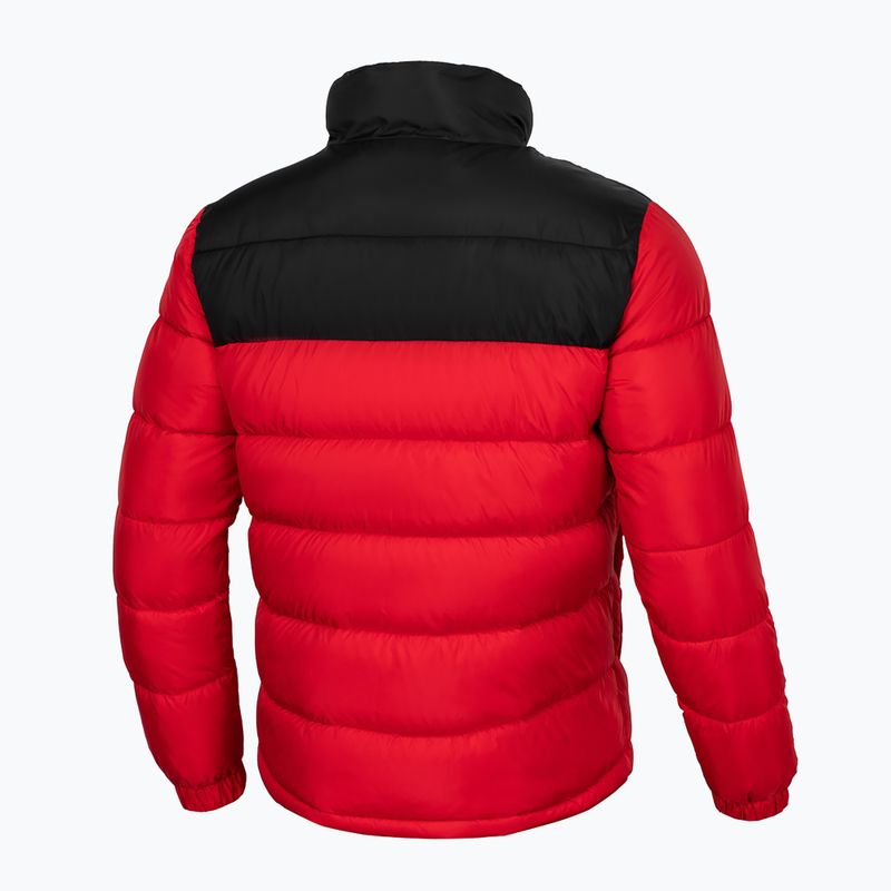 Мъжко зимно яке Pitbull West Coast Boxford Quilted black/red 3