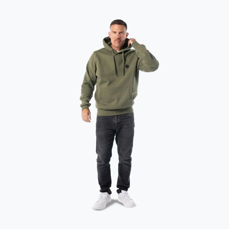 Мъжки суичър Pitbull Small Logo Hooded olive 2