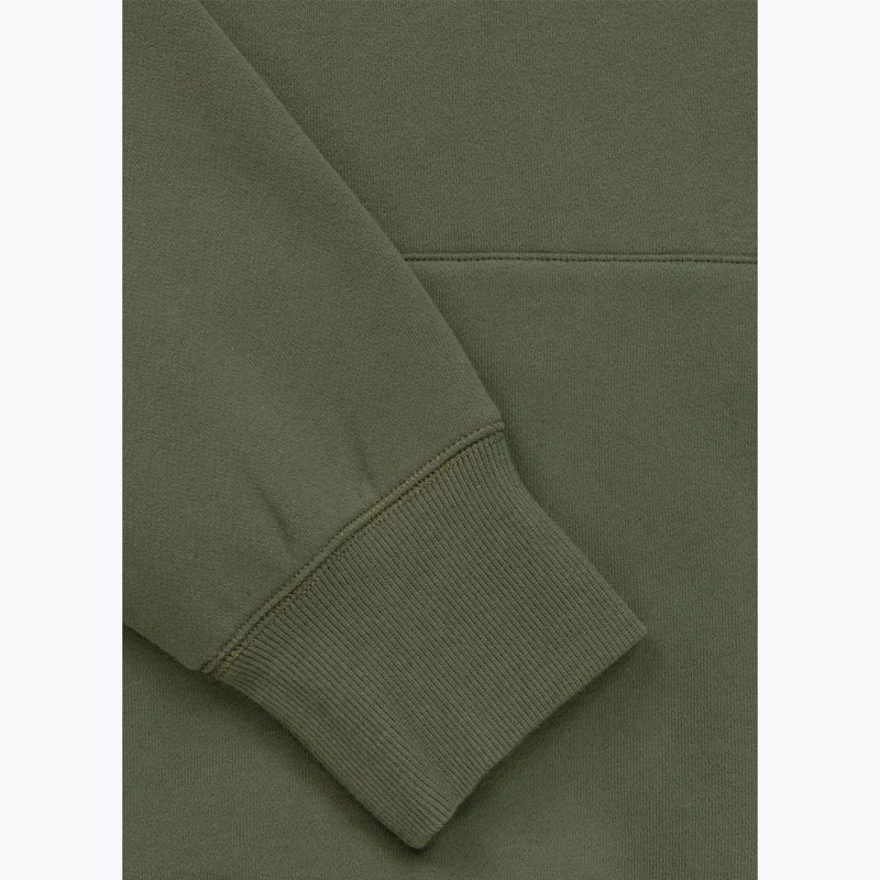 Мъжки суичър Pitbull Small Logo Hooded olive 7