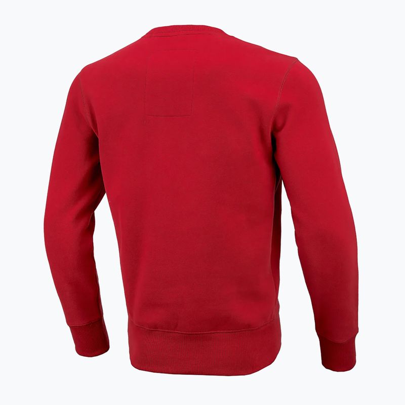 Мъжки суитшърт Pitbull West Coast Crewneck Hilltop Terry Group red 2