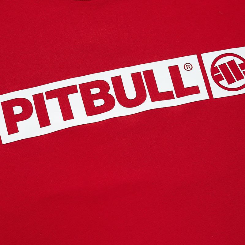 Мъжки суитшърт Pitbull West Coast Crewneck Hilltop Terry Group red 4
