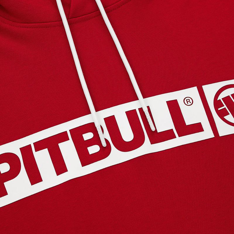 Мъжки суитшърт Pitbull West Coast Hooded Hilltop Terry Group red 6
