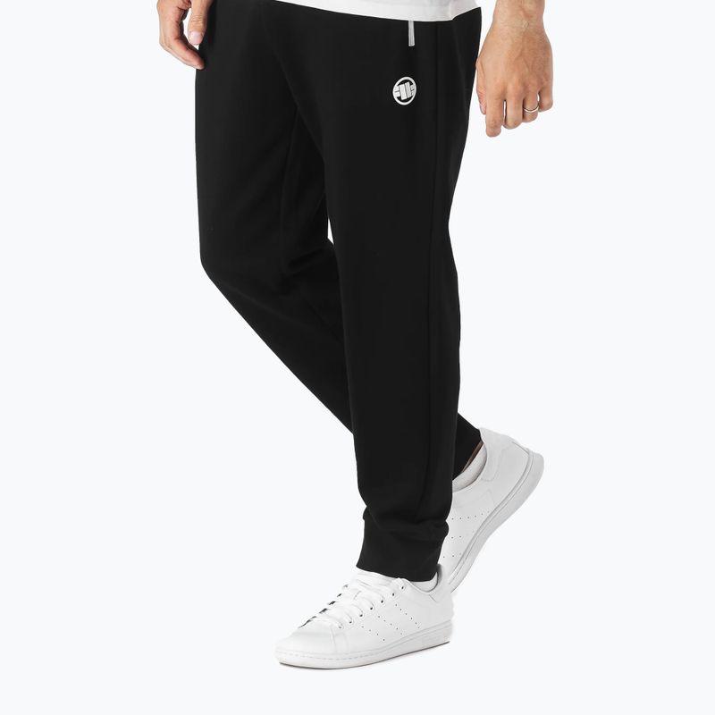 Мъжки панталони Pitbull West Coast Trackpants Small Logo Terry Group black