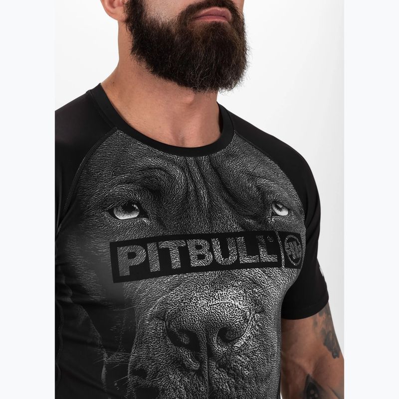 Мъжки рашгард Pitbull Rashguard Born in 1989 Rashguard black 4