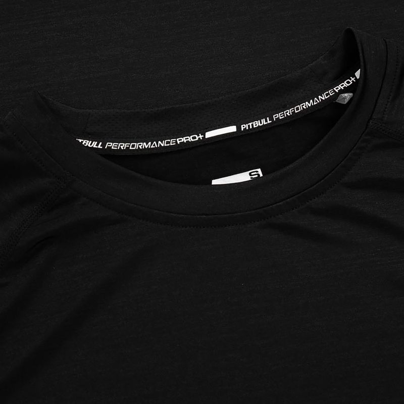 Мъжки Rashguard с дълъг ръкав Pitbull West Coast Performance Small Logo black 8